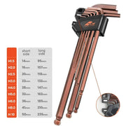 L-Type Hex Wrench Set (9Pcs) (7 types available) by Habicare