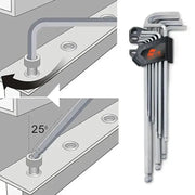 L-Type Hex Wrench Set (9Pcs) (7 types available) by Habicare