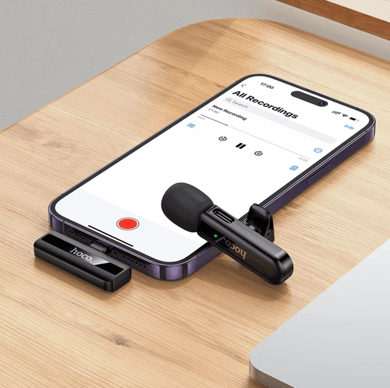 techplus Wireless Lavalier Microphone for iPhone & iPad | Lightning Connector & DSP Noise Reduction (L20-L) Wireless Lavalier Microphone for iPhone & iPad | Lightning Connector & DSP Noise Reduction (L20-L)