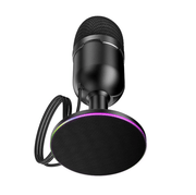 techplus L25 RGB Desktop Microphone Omnidirectional with One Key Mute for Gaming L25 RGB Desktop Microphone With One Key Mute TechPlus