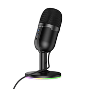 techplus L25 RGB Desktop Microphone Omnidirectional with One Key Mute for Gaming L25 RGB Desktop Microphone With One Key Mute TechPlus