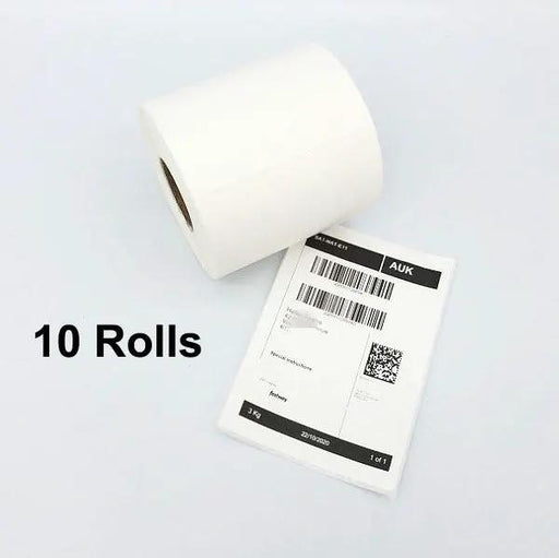 12 Rolls Premium 100x150mm Direct-thermal labels 350pcs/roll Self Adhesive Label by dealonline.co.nz