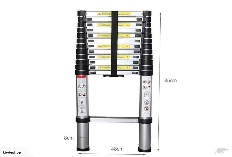 Kiwi Grab Kiwi Grab Ladder Telescopic Aluminium Extension Ladder 1m-3.8m Ladder Telescopic Aluminium Extension Ladder 1m-3.8m