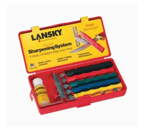 Lansky Stainless Blade Lansky Sharpening System with Clamp X-Fine/Fine/Medium/Coarse/X-Coarse