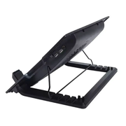 Laptop Stand with Cooling Fan for iPad Tablet Bracket Notebook Holder by techplus