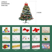 Large Christmas Tree (1.5/1.8/2.1M) with 4M 30-LED Colourful Lights by Habicare