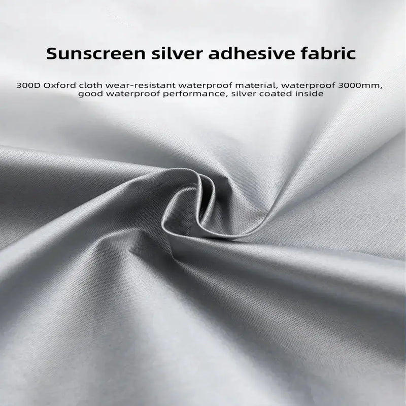 Large Portable Sunshade Tarp with Poles (2 sizes available) by Habicare