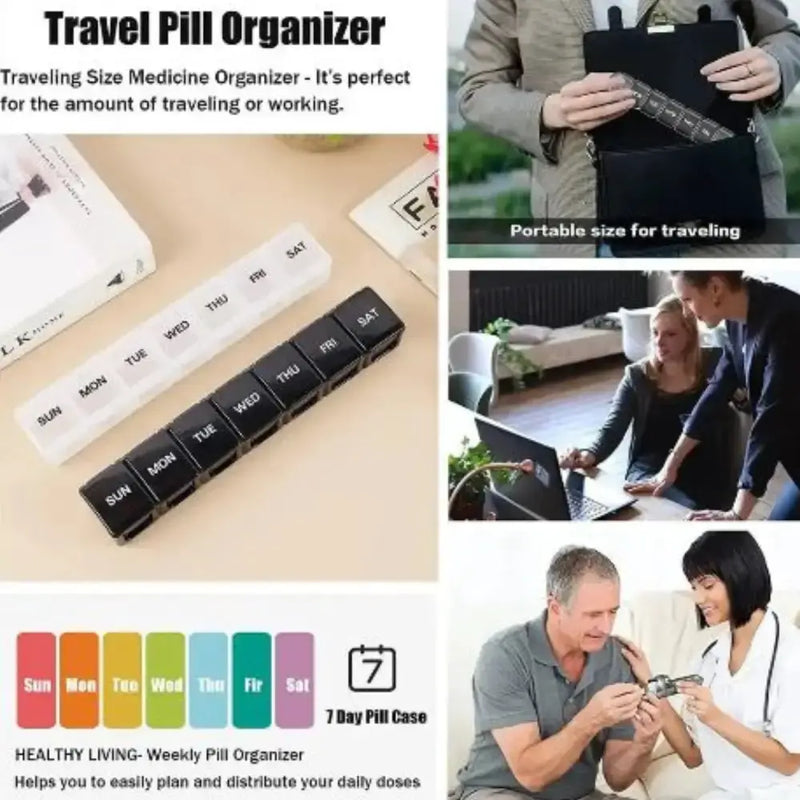 Large Weekly Pill Organizer by Habicare