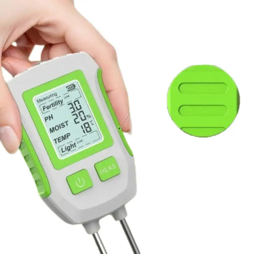 LCD 3/5-in-1 Handheld Soil Tester for pH, Moisture & Light (different colours & sets available) by Habicare