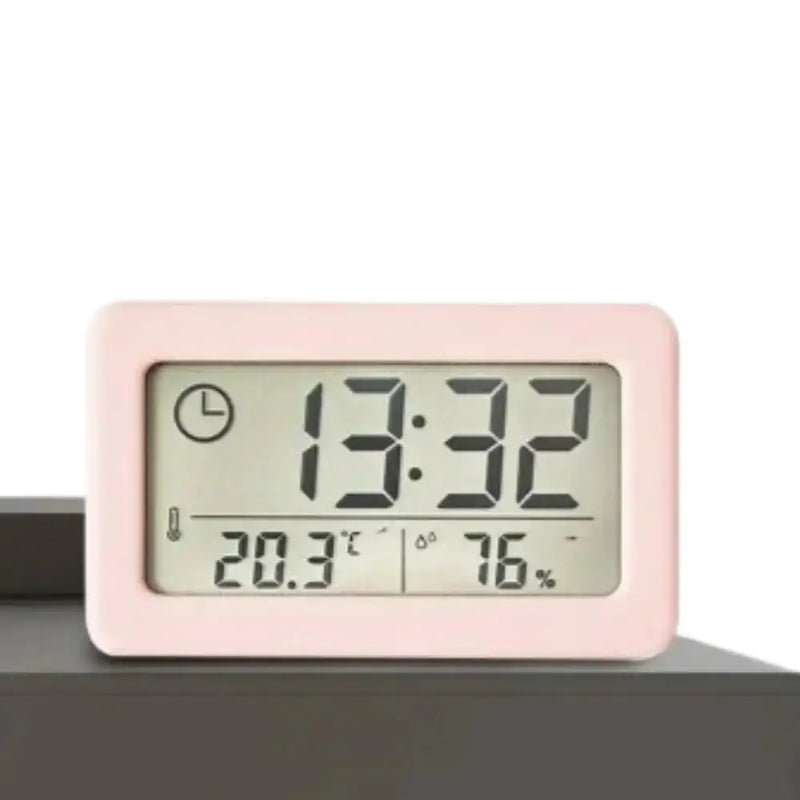 LCD Electronic Clock with Thermometer (5 colours available) by Habicare