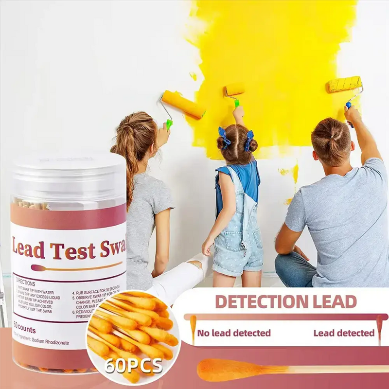 Lead Test Kit Swabs (Pack of 60) by Habicare