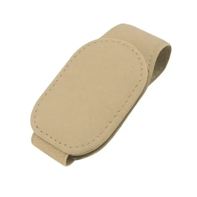 Leather Car Sunglasses & Card Holder Clip by Habicare