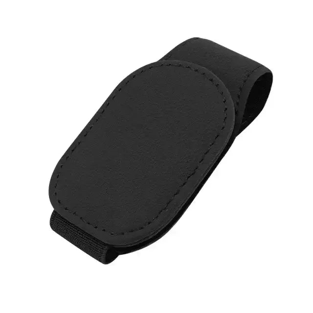 Leather Car Sunglasses & Card Holder Clip by Habicare