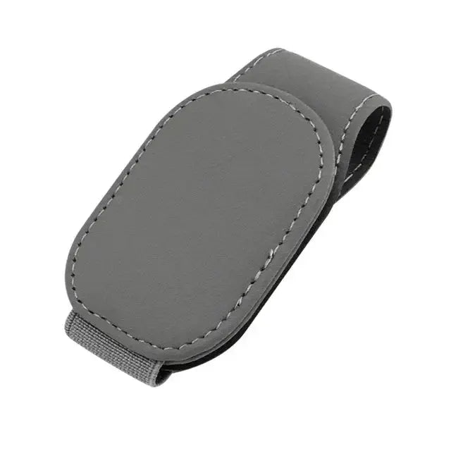 Leather Car Sunglasses & Card Holder Clip by Habicare