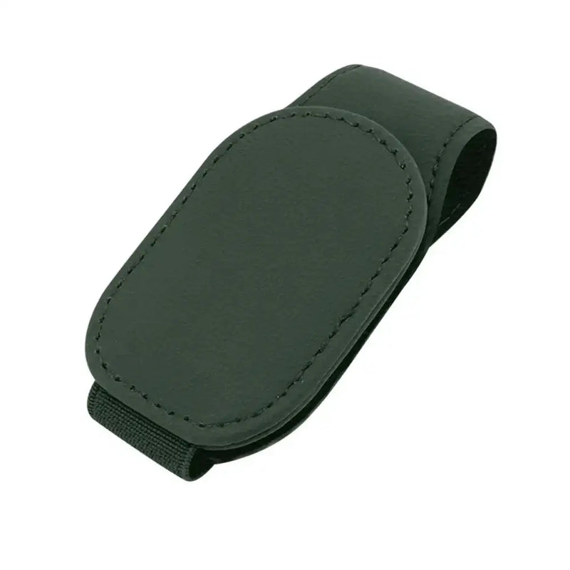 Leather Car Sunglasses & Card Holder Clip by Habicare