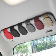Leather Car Sunglasses & Card Holder Clip by Habicare