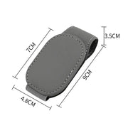 Leather Car Sunglasses & Card Holder Clip by Habicare