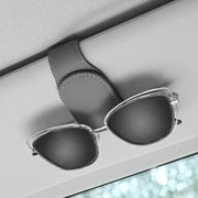 Leather Car Sunglasses & Card Holder Clip by Habicare