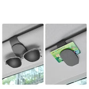 Leather Car Sunglasses & Card Holder Clip by Habicare