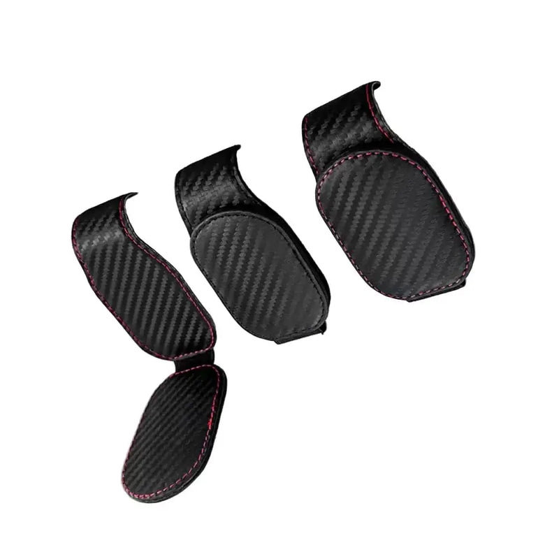 Leather Car Sunglasses & Card Holder Clip by Habicare