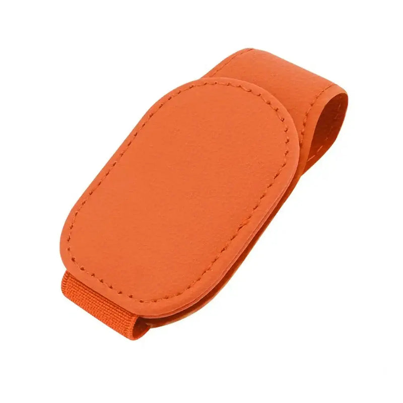 Leather Car Sunglasses & Card Holder Clip by Habicare