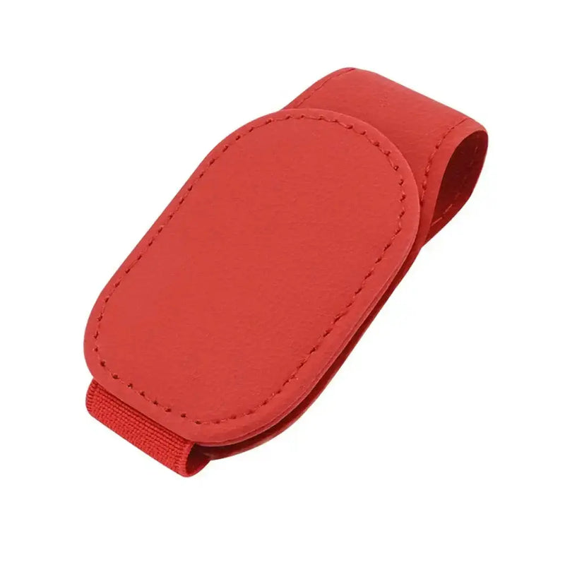 Leather Car Sunglasses & Card Holder Clip by Habicare