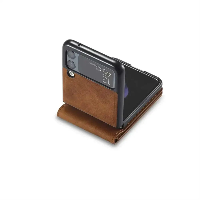 Leather Cover for the Samsung Galaxy Z Flip7 FE & Flip7 (available in 4 colours) by Habicare