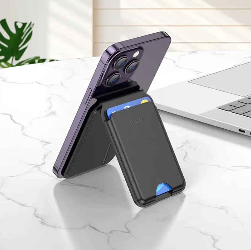 Leather Magnetic Multifunctional Card Holder – GT3 by techplus