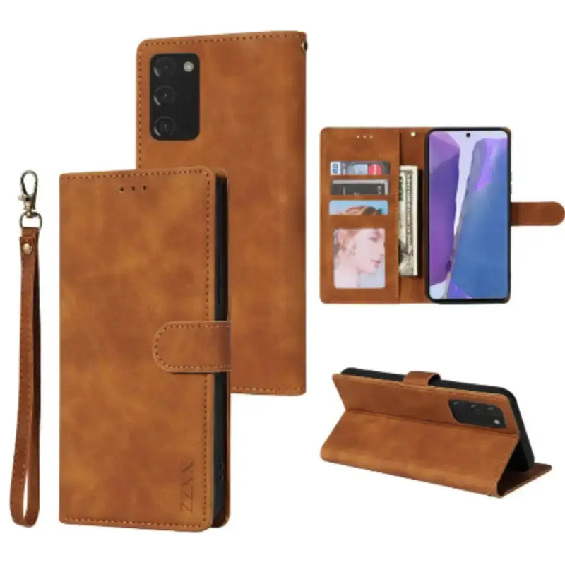 Leather Touch Flip Case for Samsung Galaxy Series by Habicare