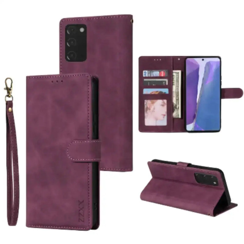 Leather Touch Flip Case for Samsung Galaxy Series by Habicare
