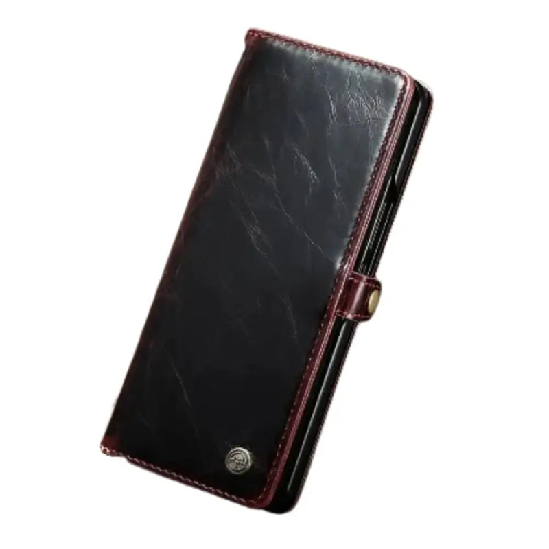Leather Wallet Case for Samsung Galaxy Z Fold 6/5/4/3 by Habicare