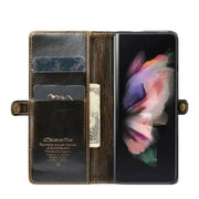 Leather Wallet Case for Samsung Galaxy Z Fold 6/5/4/3 by Habicare
