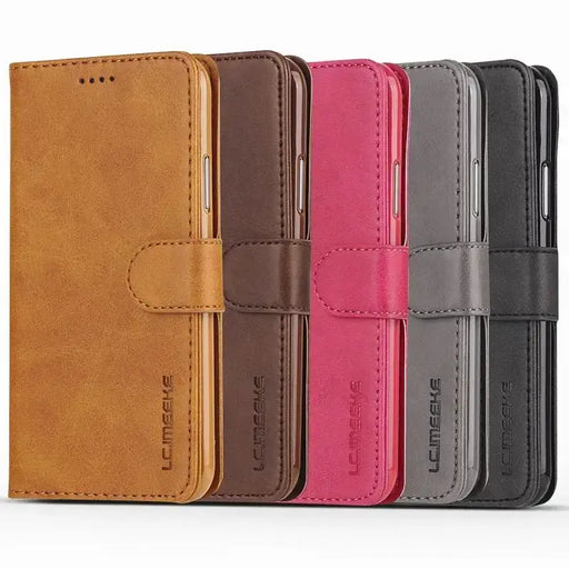 Leather Wallet Flip Case for iPhone 17 Series (available in 5 colours) by Habicare