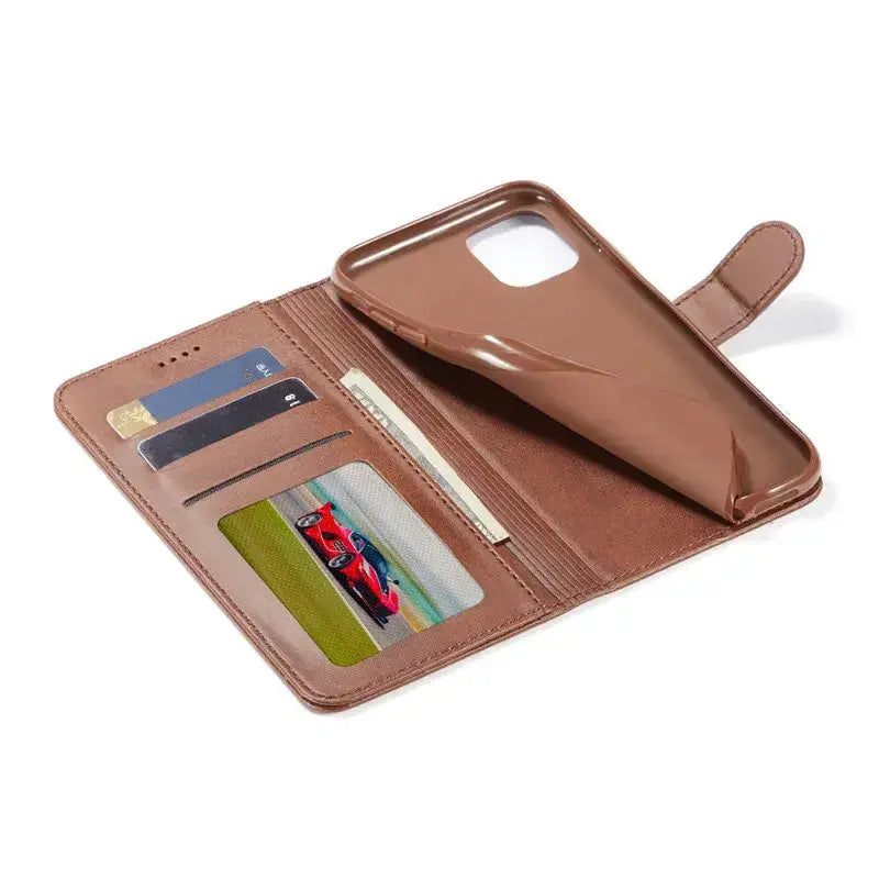 Leather Wallet Flip Case for iPhone 17 Series (available in 5 colours) by Habicare