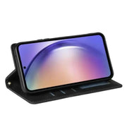 Leather Wallet Flip Case for Samsung Note & S Series (Black) by Habicare
