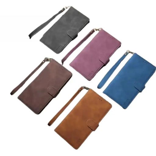 Leather Wallet Flip Case for Samsung Note & S Series (Coffee) by Habicare