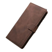 Leather Wallet Flip Case for Samsung Note & S Series (Coffee) by Habicare