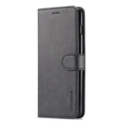 Leather Wallet Flip Case for Samsung Galaxy Series (Black) by Habicare