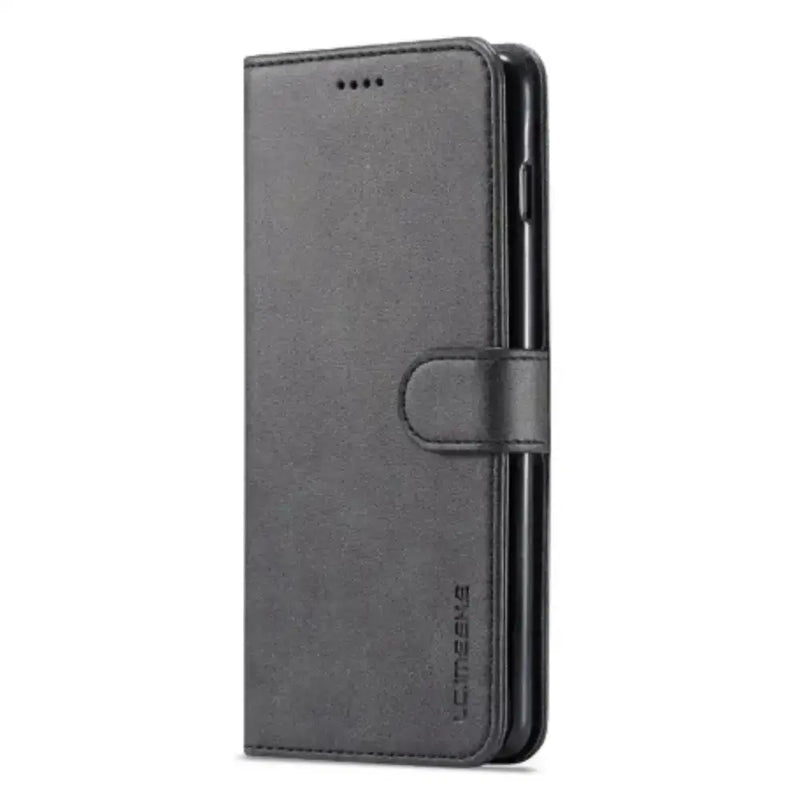 Leather Wallet Flip Case for Samsung Galaxy Series (Black) by Habicare
