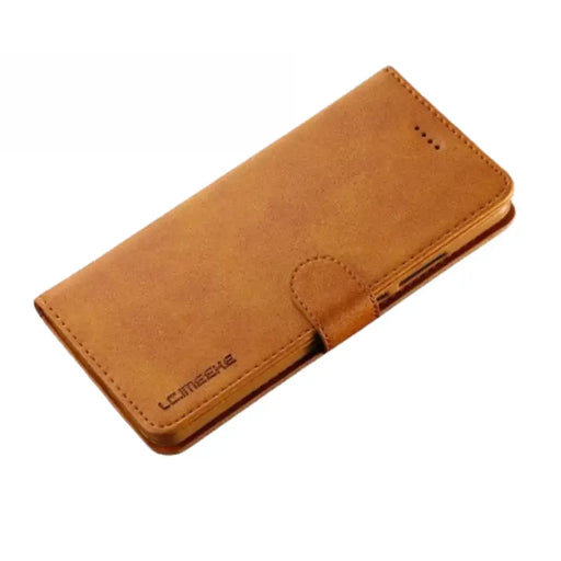 Leather Wallet Flip Case for Samsung Galaxy Series (Yellow) by Habicare