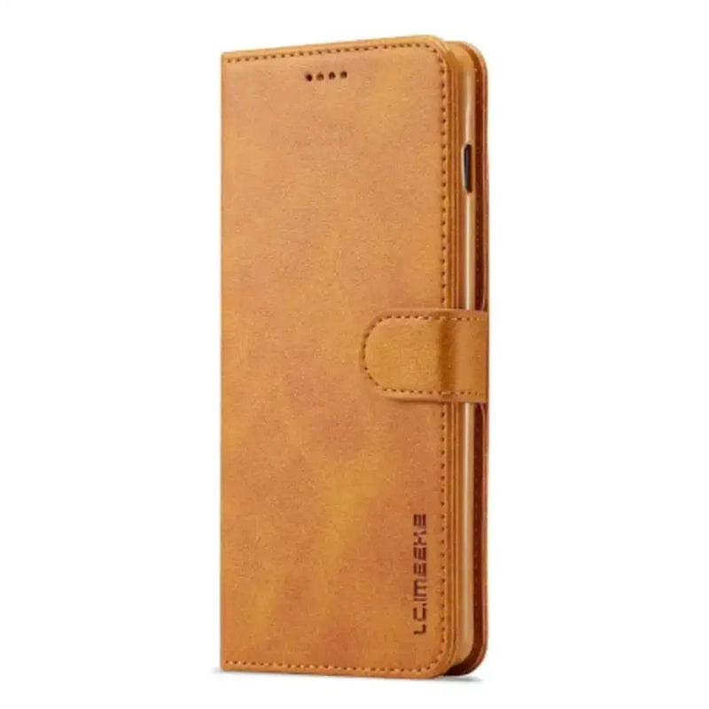 Leather Wallet Flip Case for Samsung Galaxy Series (Yellow) by Habicare