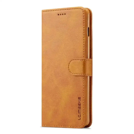 Leather Wallet Flip Case for Samsung Galaxy Series (Yellow) by Habicare