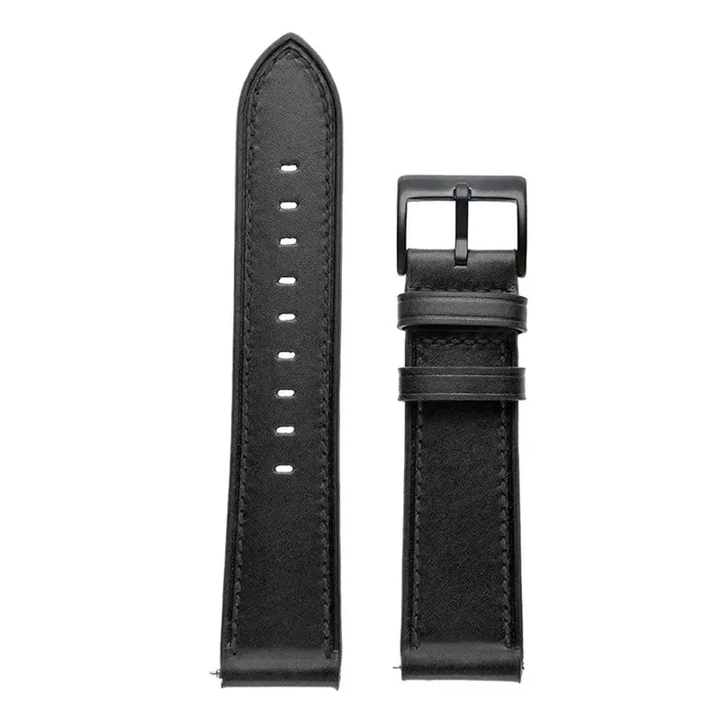 Leather Watch Strap for the Garmin Forerunner 165 (available in 12 colours) by Habicare