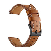 Leather Watch Strap for the Garmin Forerunner 165 (available in 12 colours) by Habicare