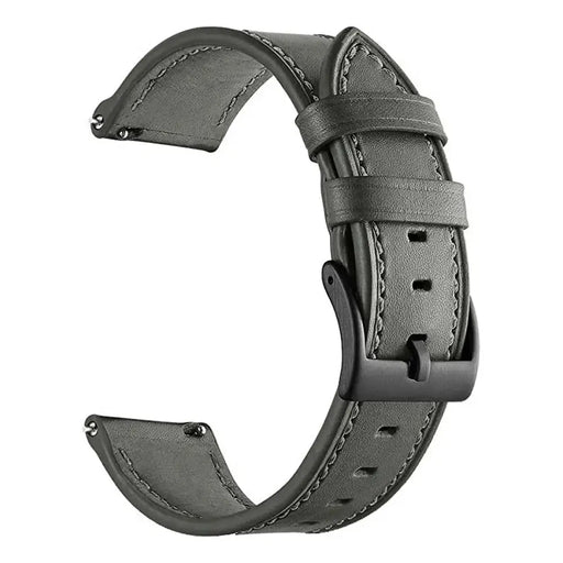 Leather Watch Strap for the Garmin Forerunner 265 (available in 12 colours) by Habicare