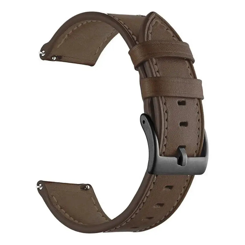 Leather Watch Strap for the Garmin Forerunner (available in 12 different colours) by Habicare