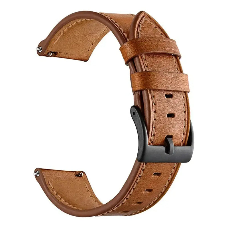 Leather Watch Strap for the Garmin Forerunner Series (22mm) (available in 11 colours) by Habicare