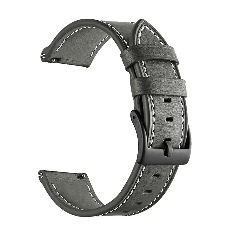 Leather Watch Strap for the Garmin Forerunner Series (22mm) (available in 11 colours) by Habicare