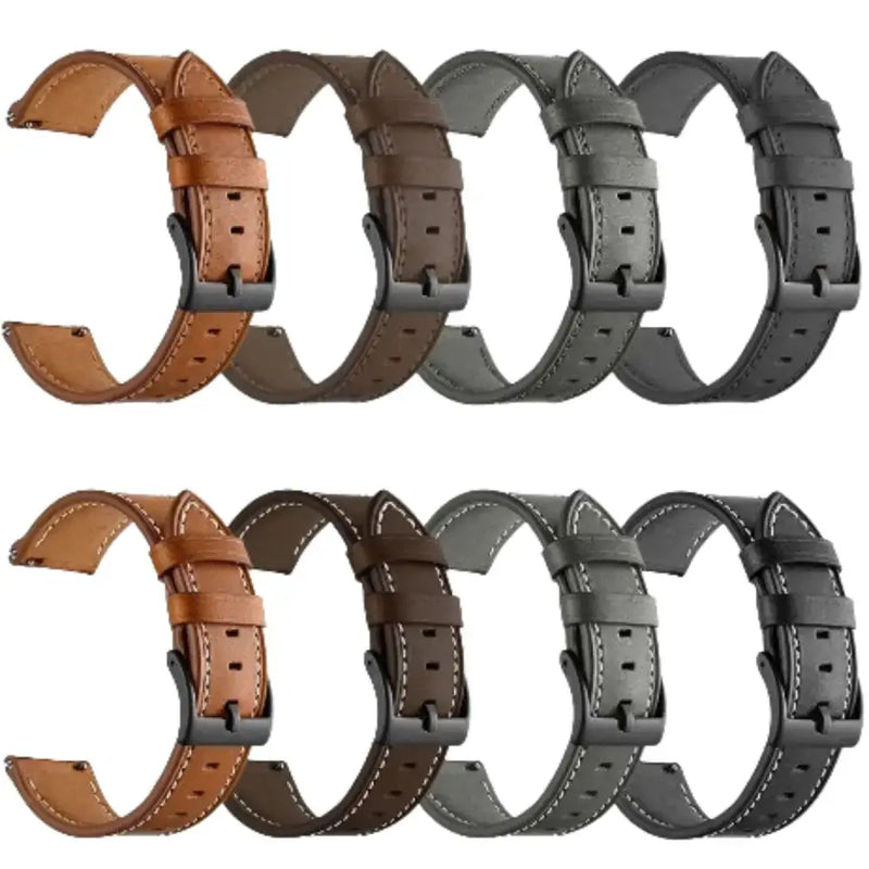 Leather Watch Strap for the Garmin Forerunner Series (available in 12 colours) by Habicare