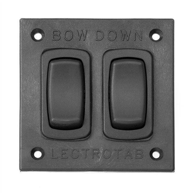 Lectrotab Marine Boat Switches 12V 24V Lectrotab SAF-SC Flat Rocker Switch